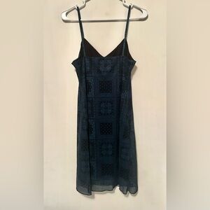 DAZY Paisley Scarf Print Mesh Cami Dress